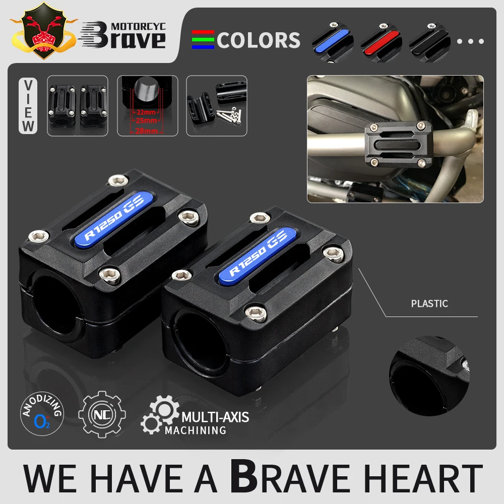 Декоративный блок защиты бампера для BMW R1250GS R1200GS R1250RT R 1200GS 1250GS 1250RT 22-25-28 мм |
