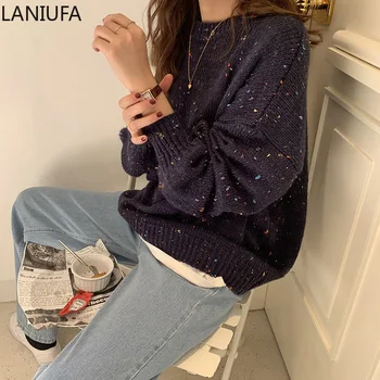 

fashion Autumn Sweater Women Embroidery Knitted Winter Women Sweater And Pullover Female Tricot Jersey Jumper Pull Femme P271