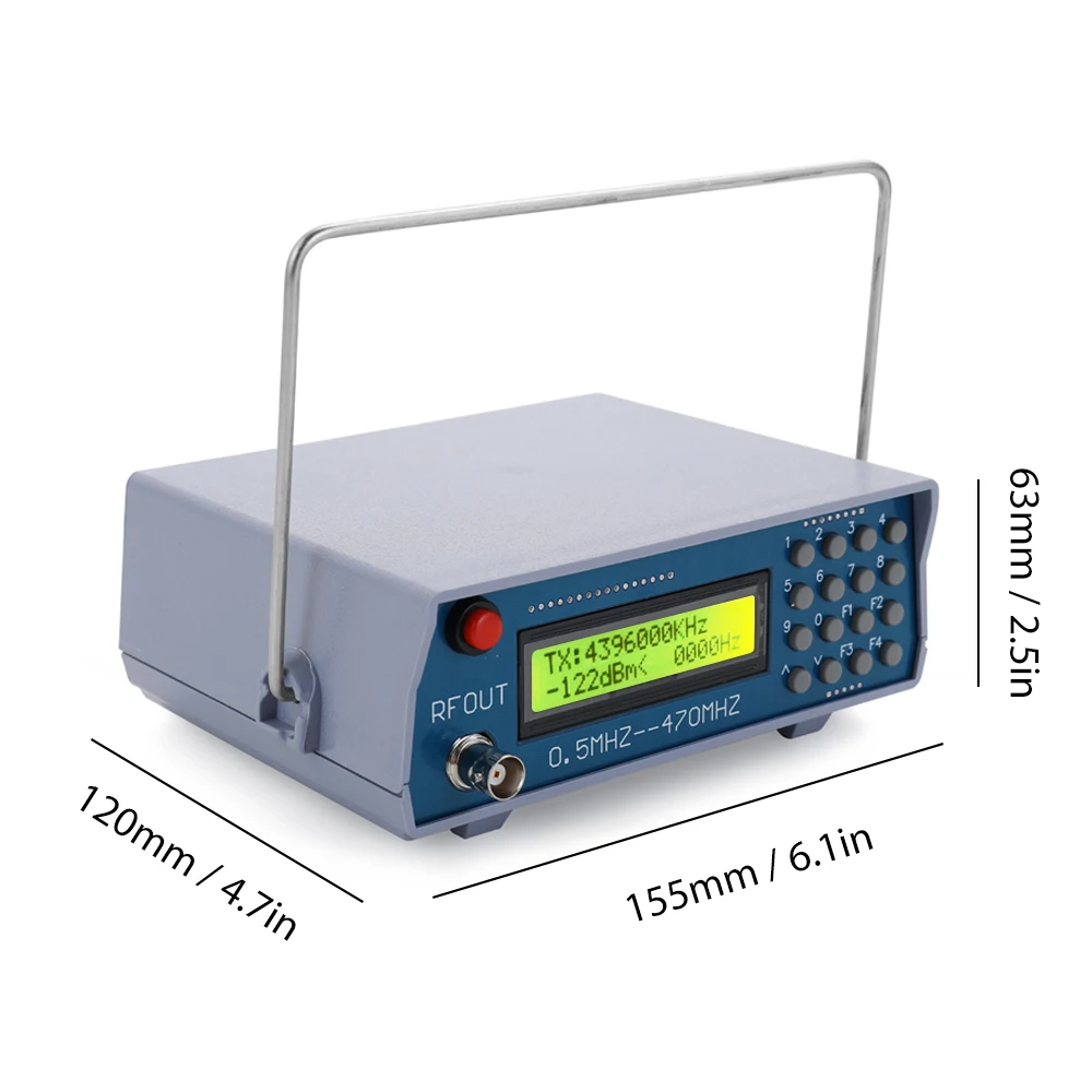0,5 МГц-470 МГц RF генератор сигналов метр тестер для FM Радио рация отладочная цифровая CTCSS Singal выход