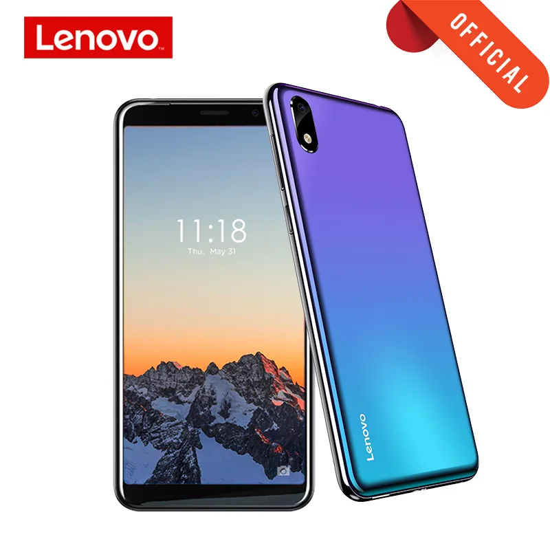 Смартфон lenovo A5S 5 45 дюймов MTK6761 четырехъядерный мобильный телефон 2 Гб 16 Android 9 0