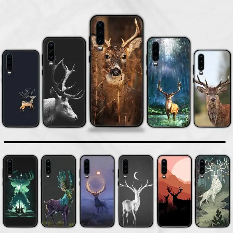 Мягкий черный чехол для телефона Huawei Y5 Y6 II Y7 Y9 PRIME 2018 2019 NOVA3E P20 PRO P10 Honor 10 | Мобильные
