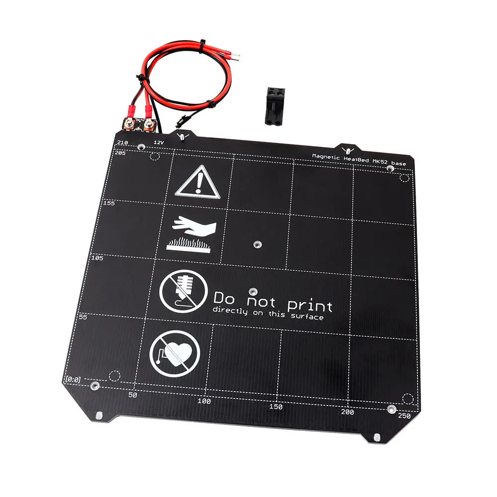 Cloned DIY Prusa i3 MK2.5/MK3 Подогреваемая платформа для 3D принтера MK52 кровати со следами