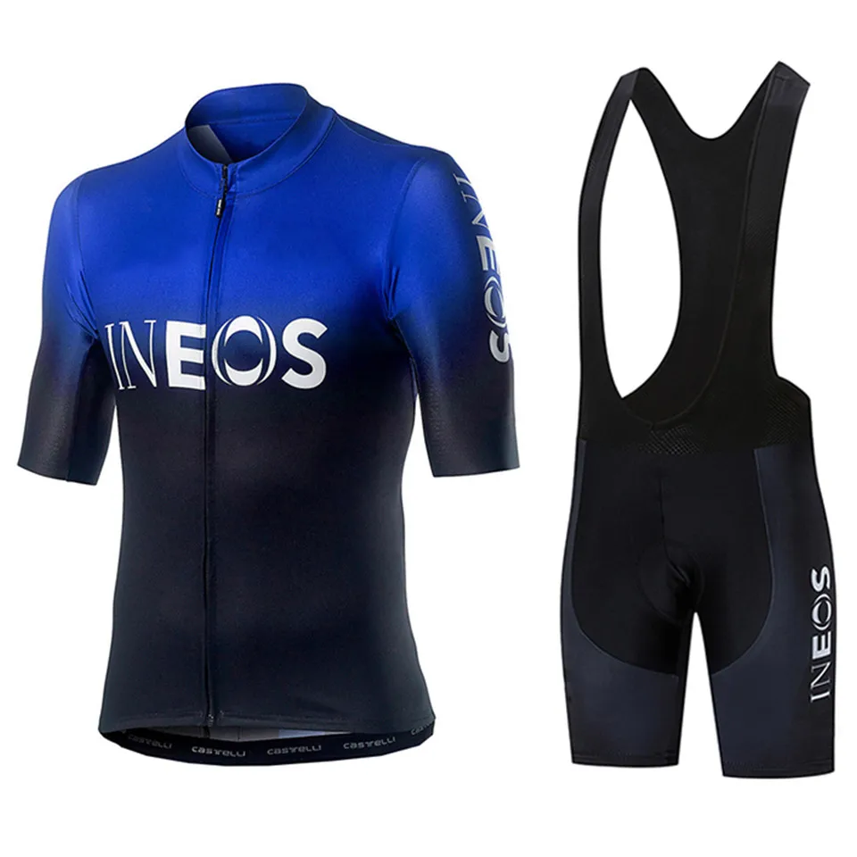 

Cycling Jersey 2019 Pro Team INEOS Summer Cycling Jersey Set Breathable Racing Sport Mtb Bicycle Jerseys Men's Cycling Clothing