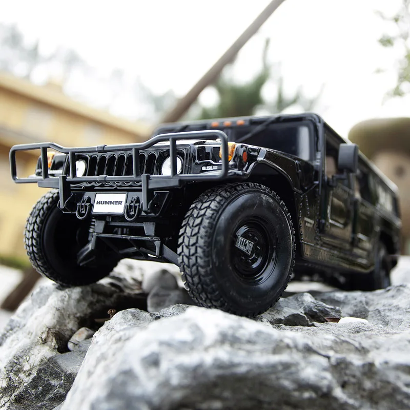 Литый под давлением автомобиль HHummerR 1:18 литый модель двери открытая игрушка