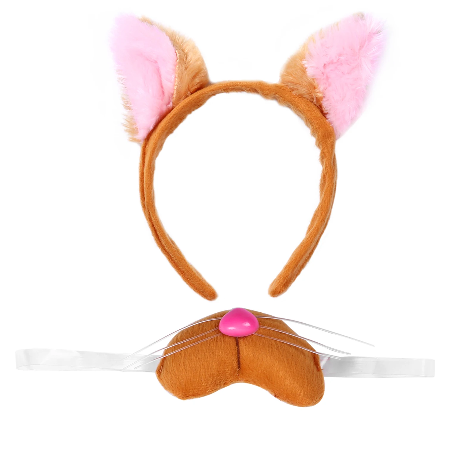 

1 Christmas Cosplay Hair Band Cute Cartoon Animal Headband with Mouth DIY Birthday Hair Accessories Party Decor Plush Hair Hoop