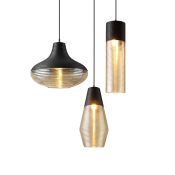 

nordic glass ball crystal hanging lamp led light bathroom fixture lamparas de techo avizeler living room decoration