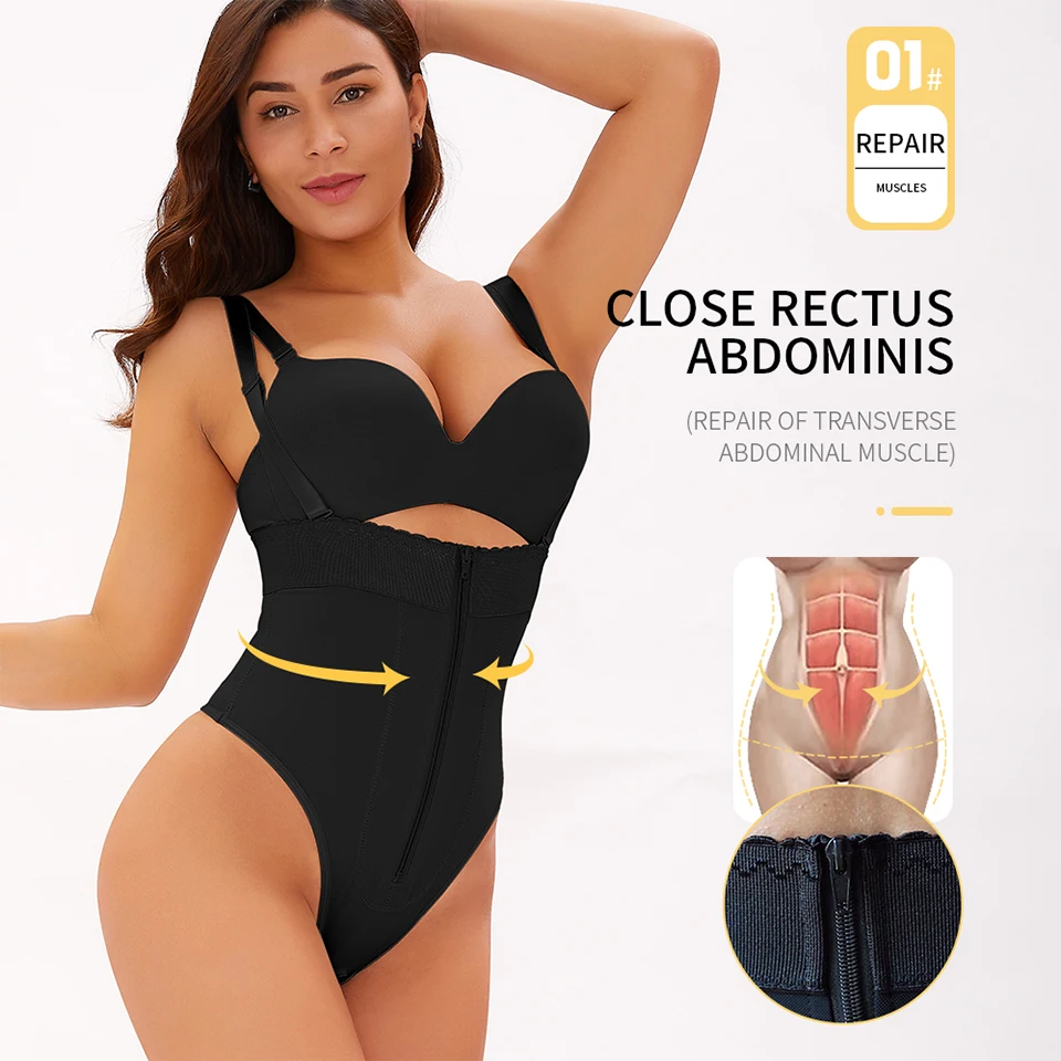 Woman Body Slimming Shaper High Rise Waist Trainer Control Panties Thongs Belly Flat Sheathing Underwear Plus Size Shapewear tummy tucker for women