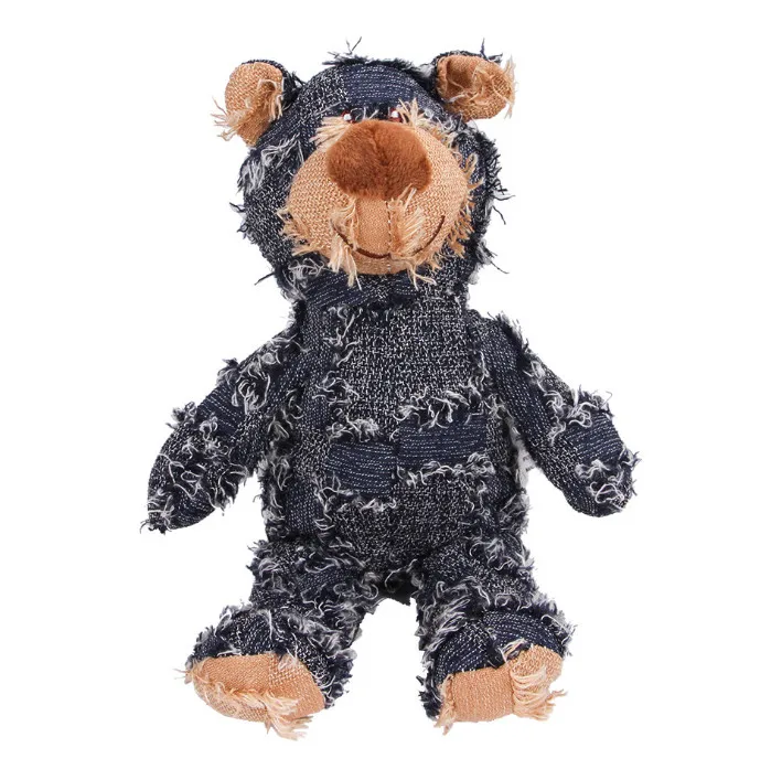Usd3.98/pc Собака Щенок игрушечные медведи интерактивный плюшевый собака писклявые игрушки чистки зубов