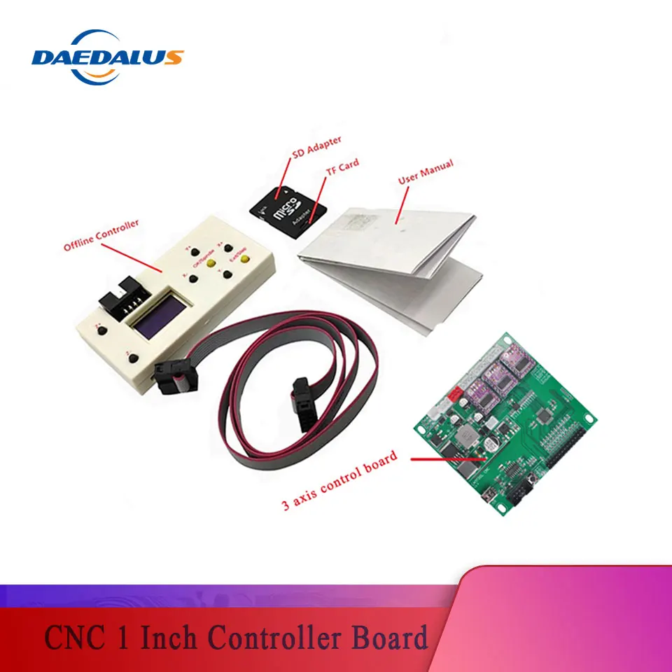 

CNC 1 Inch Controller Board 3 Axis CNC Controller GRBL Control USB Driver Board Controller Laser Board For Engraver Carving