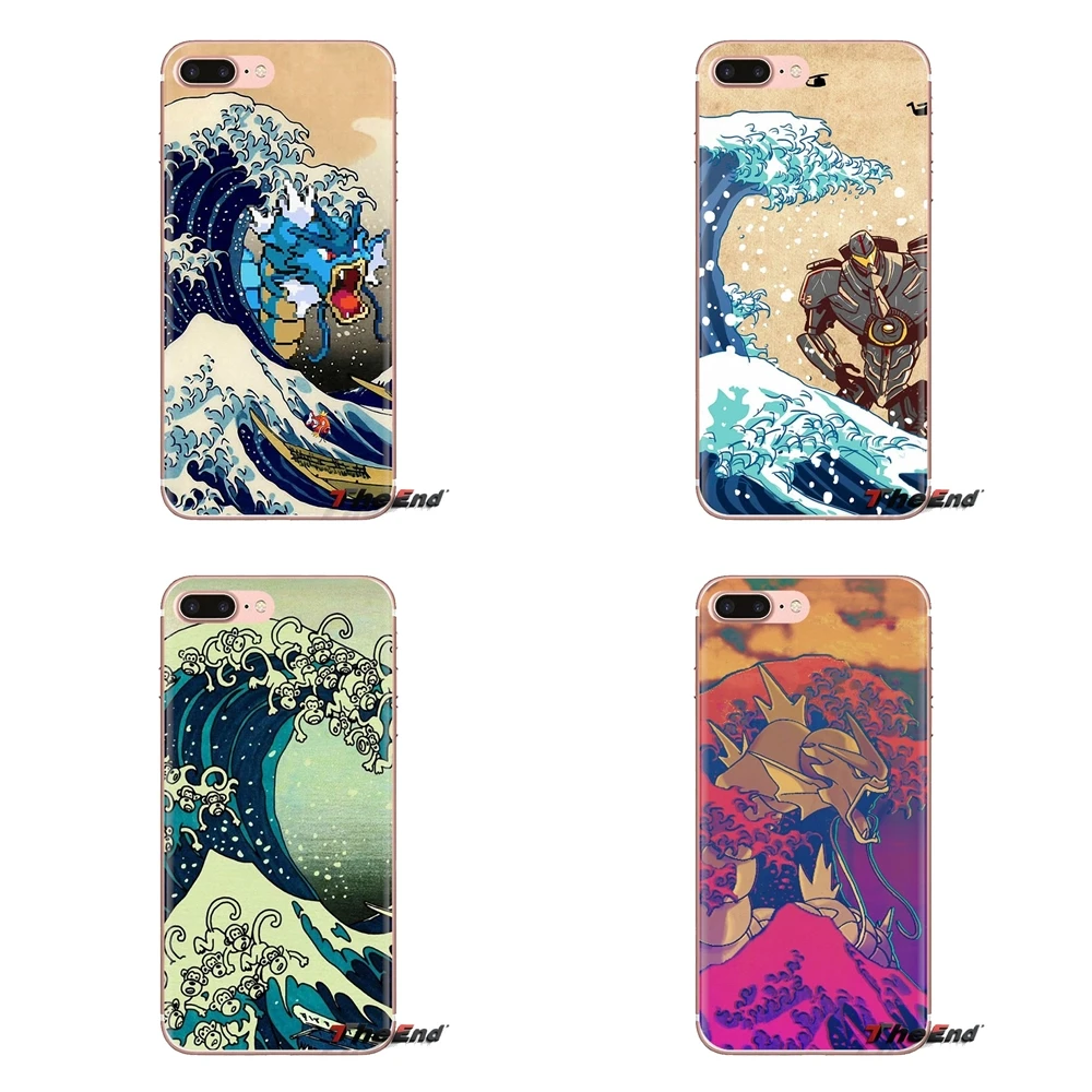 Soft TPU Phone Case The Great Wave Off Kanto Japan For LG Spirit Motorola Moto X4 E4 E5 G5 G5S G6 Z Z2 Z3 G2 G3 C Play Plus Mini |