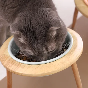 

Multifunctional Ceramic Fruit Salad Bowls Dried Fruit Bowl Food Plate for Home (Flying Saucer Shape White Bowl + Rack, 17.8CM/80