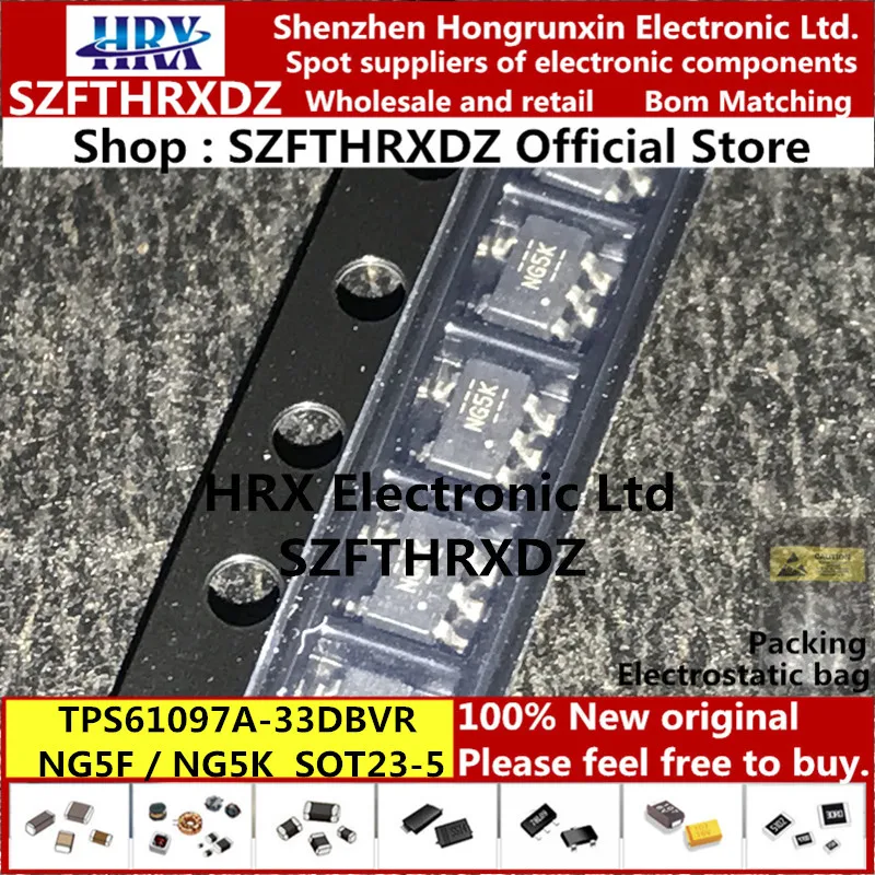 TPS61097A-33DBVR NG5K SOT23-5 TPS61097A-33DBVT NG5F СОТ-23-5 TPS61097A-33DBV 3000 шт./катушка(10PCS-20PCS-50PCS