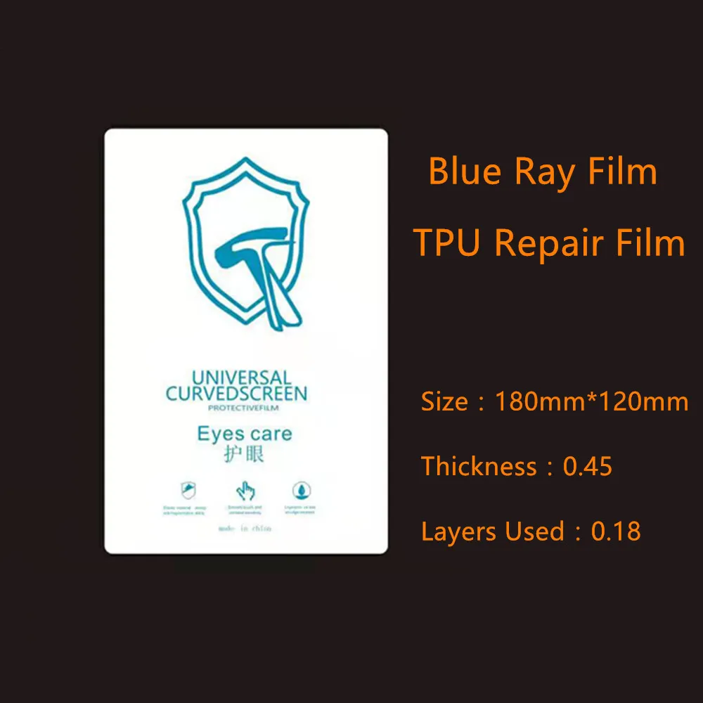 50Pcs SUNSHINE Flexible Hydrogel Hydraulic Film Mechanic Curved Screen TPU Soft For Any Cutting Machine Plottter No Cut Time | Мобильные