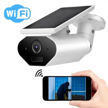 

Solor Camera HD 1080P Solar Battery Powered Smart WIFI Camera Outdoor Waterproof Camcorder infravermelho celular Cam