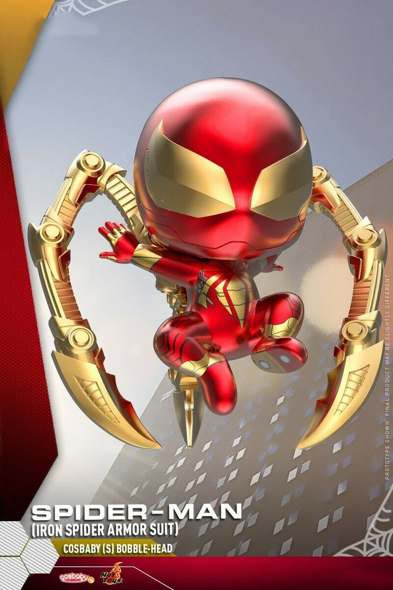 

Hot Toys COSBABY Spider-Man COSB624 Iron Spider Armor Suit Bubble-head