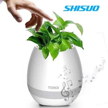 

Smart Music Flowerpot TOKQIK3 Touches Can Play Piano Cross Boundary Gift Bluetooth Audio Box Customised