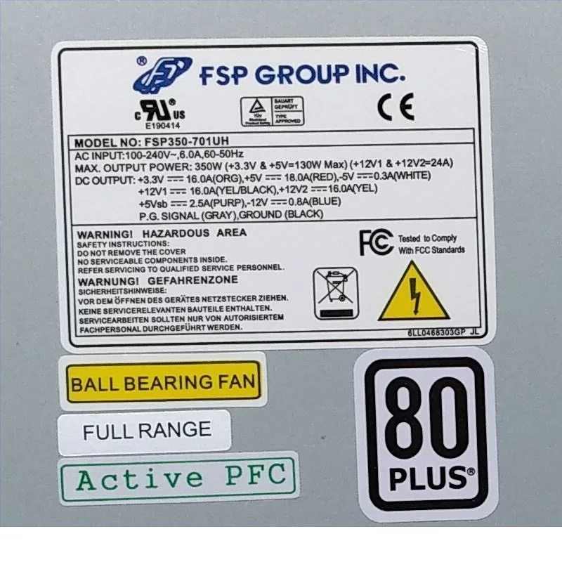 FSP350-701UH    ġ, ̵ AC100-240V NAS, 350W, 450W