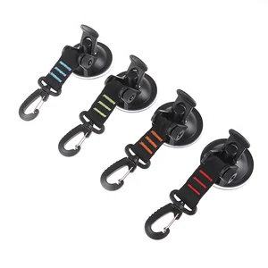 Image 4 - 4Pcs Universal Suction Cup Anchor Securing Hook Tie Down,Camping Tarp as Car Side Awning, Pool Tarps Tents Securing Hook