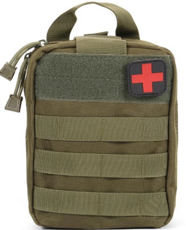 Тактический аптечка для выживания Molle Rip-out EMT сумка IFAK медицинская большая емкость сумка для хранения - Цвет: Зеленый