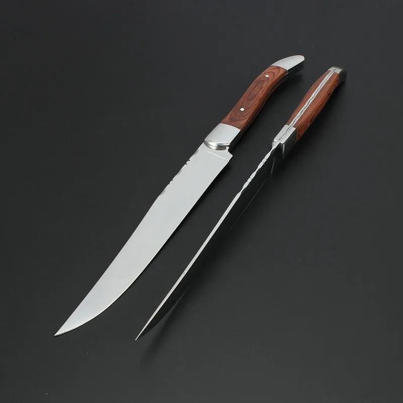Stainless Steel Carving Knife and Fork Set (7)