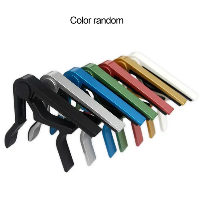 High Quality Aluminium Alloy Metal New Guitar Capo Quick Change Clamp Key Acoustic Classic Guitar Capo For Tone Adjusting