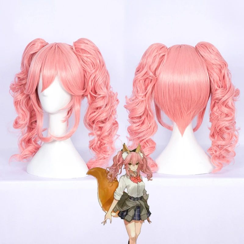 Аниме Fate Extra Find Encore косплей парик tamamo no Mae косплей парик термостойкий синтетический парик Хэллоуин Карнавал Вечерние