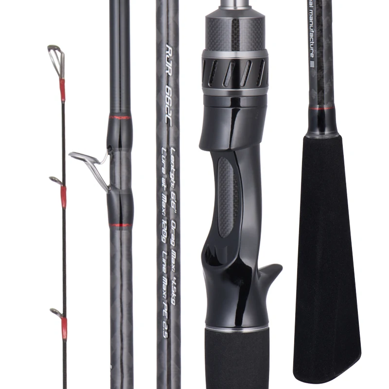 Lurekiller Japan Fuji Parts Carbon Tai Rubber Jig Rod 662C Silder Jig