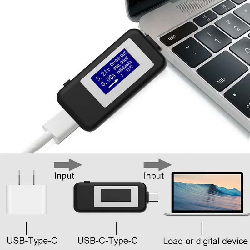 Новый USB Тестер DC Цифровой вольтметр Amperimetro измеритель напряжения тока Амперметр