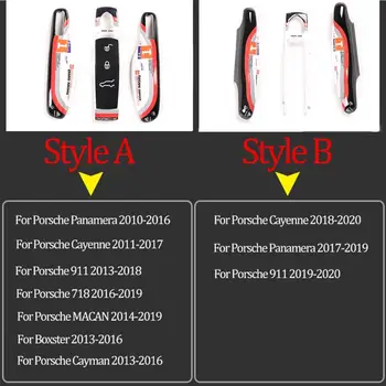 

For porsche Panamera Cayenne Macnan Boxster Cayman 718 911 ABS Car Key Protection Shell Smart Remote key Cover Car Accessories