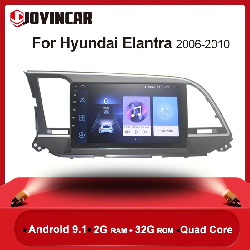 2 Din Android 9 1 автомобильный мультимедийный плеер для Hyundai Elantra 2016 2017 2018 Автомобильный