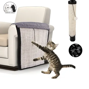 

Cat Scratching Post Protector Cat Kitten Anti-Scratch Furniture Protect Cover Mat Sisal Sofa Protector Board Pad for Pet Cats