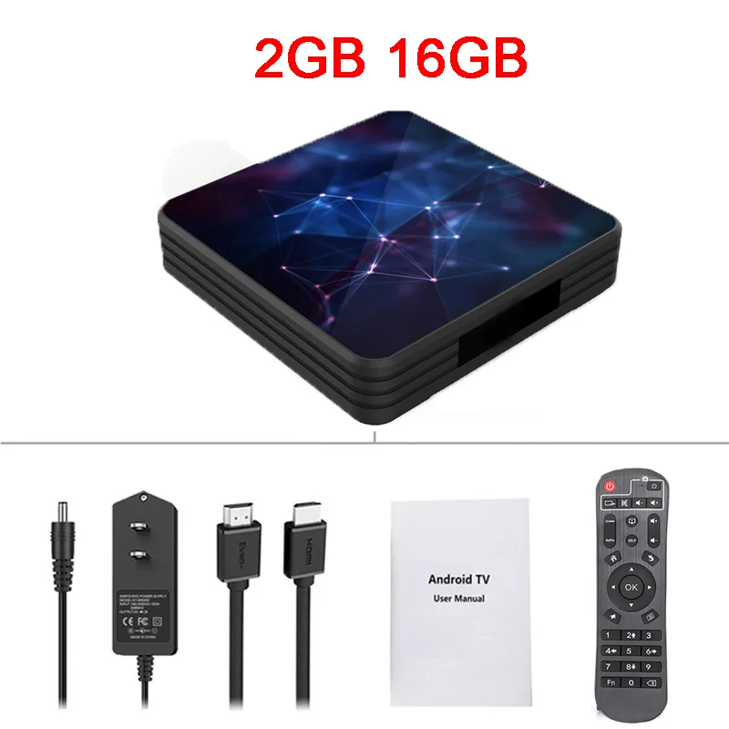 Android 9,0 Z3 Smart tv BOX 2 Гб 16 Гб Allwinner H6 2,4G& 5G Wifi 3D UHD 6K Youtube Netflix телеприставка 4 Гб 64 ГБ 32 ГБ медиаплеер - Цвет: 2GB 16GB