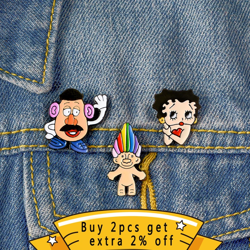 Эмалированная Заколка брошь для женщин|Броши| |