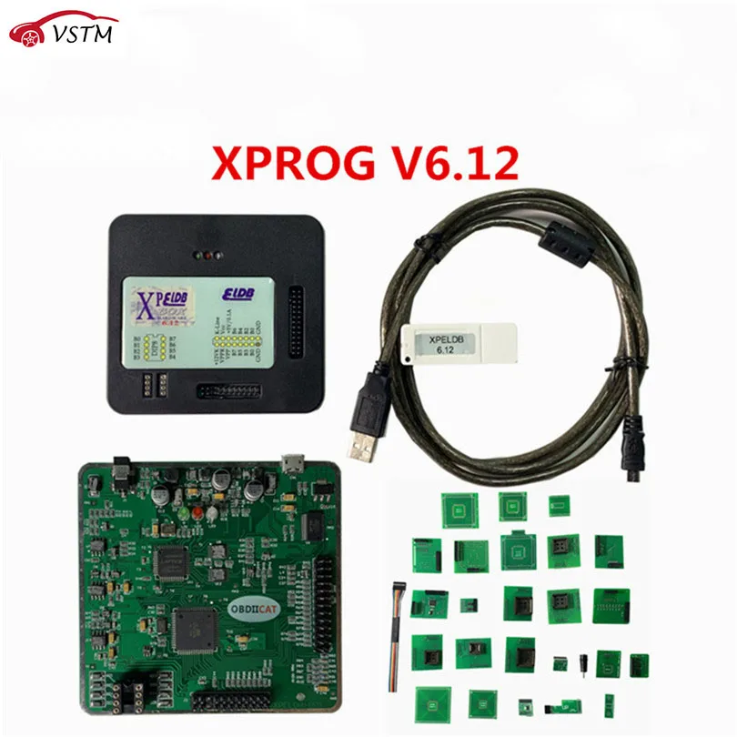 Новейшая версия XPROG V6.12 X-PROG коробка Xprog V5.84 ECU программист инструмент XProg ELDB V6.12 XPROG 6,12 XPROG M V6.12