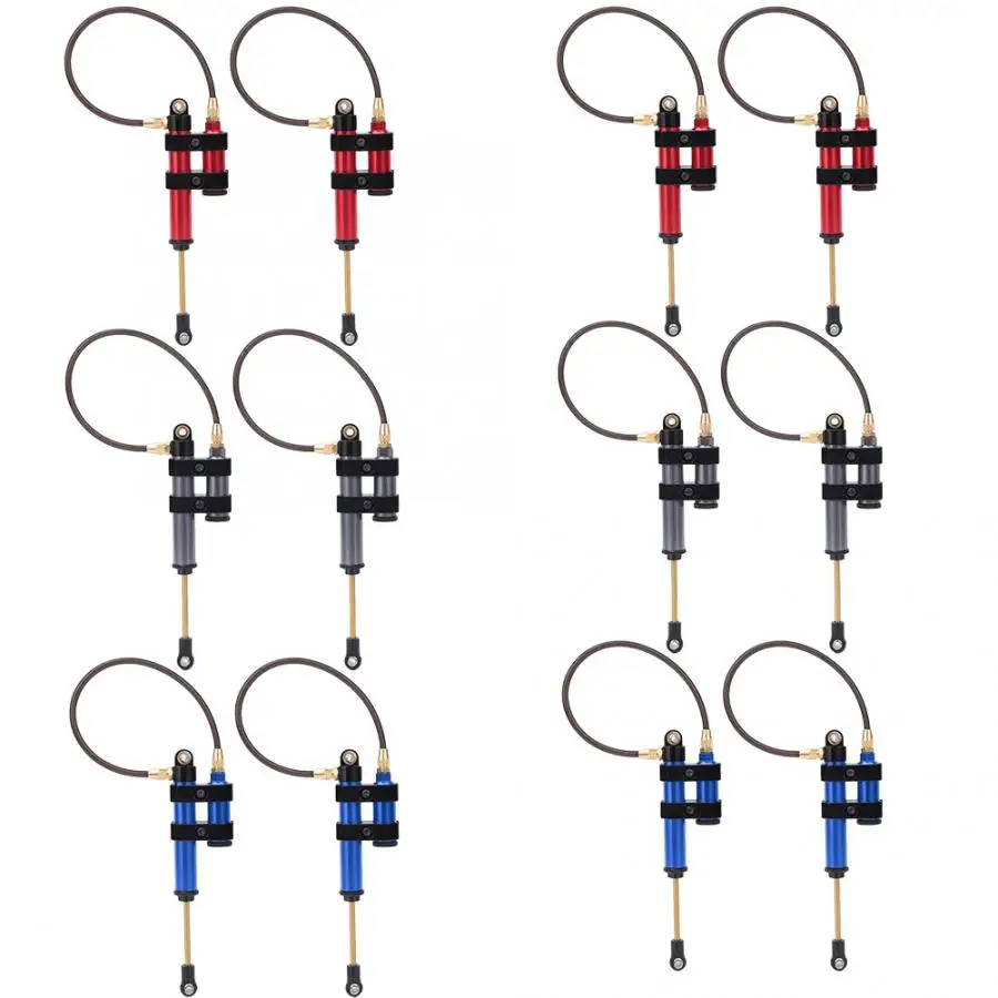 

Hot 2pcs/Lot Metal 1:10 RC Shock Absorber with Spring Accessory Fit for SCX10 D90 1/10 RC Car Spare Parts