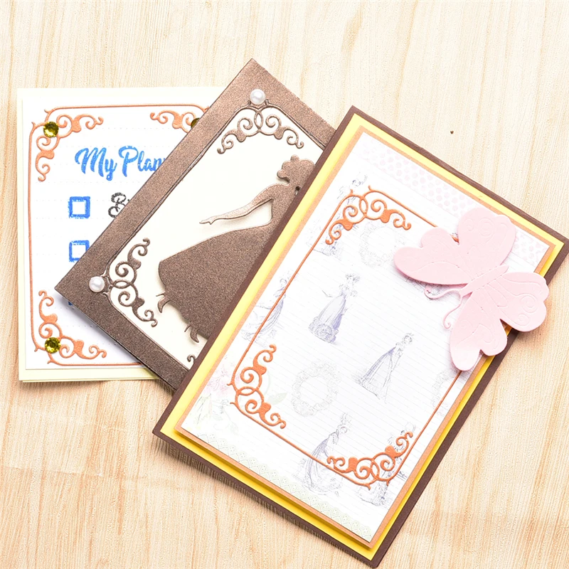 

GJCrafts Special Day Letter Dies Frame Metal Cutting Dies New 2019 for Card Making Scrapbooking Dies Embossing Cuts Craft Dies