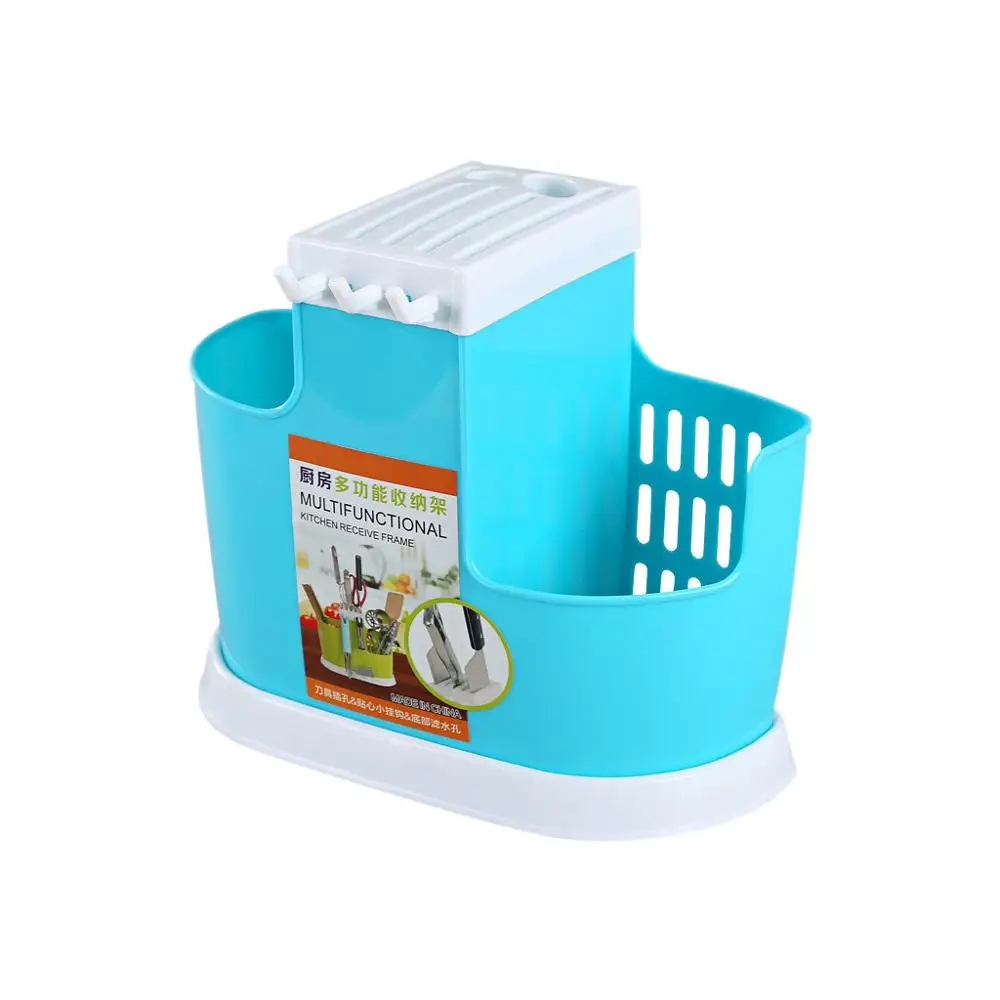 storage rack Кухонная коробочка для хранения палочки для еды трубка Сушилка ложка ведро нож вилка Посуда держатель стойки держатель для кухонных принадлежностей Новинка@ 10 - Цвет: storage rack
