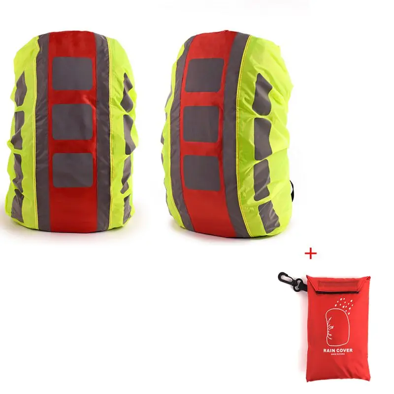 

Outdoor Reflective Mountaineering Bag Backpack Rain Cover Backpack Dustproof Waterproof Cover Riding Camping Hiking