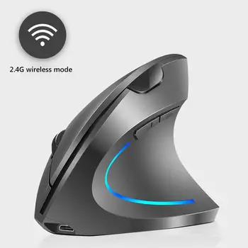 

H1 Ergonomic Vertical 2.4G Wireless Adjustable 2400DPI Gaming Mouse Mice for PC for Windows OS