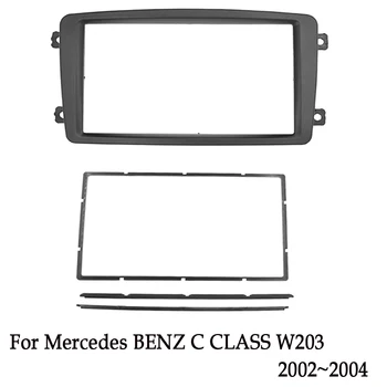 

Double Din DVD Stereo Frame Panel for Benz C CLASS W203 Fascia Radio DVD Dash Mounting Installation Trim Kit Face Frame