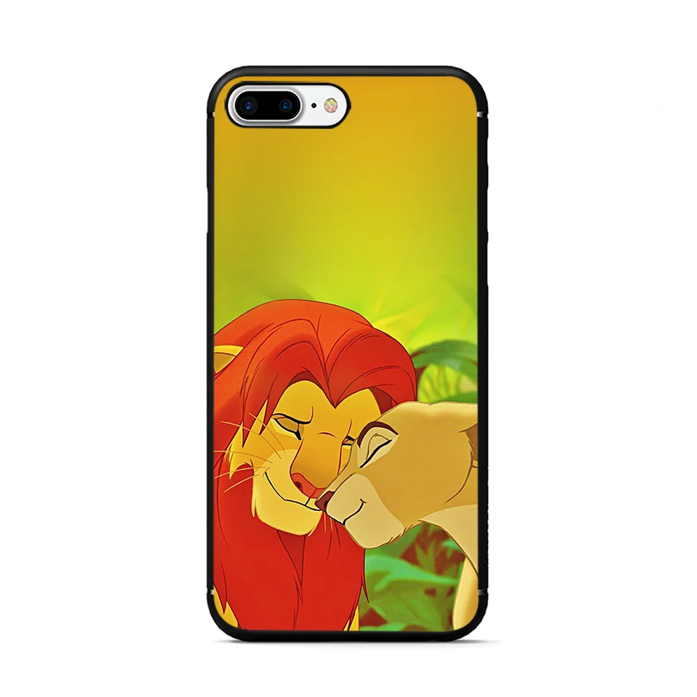 Le roi lion чехол для iphone 7 plus Мягкий ТПУ чехол для телефона iphone 6 7 6s 7 plus X XR XS MAX Lion King nala simba timon coque