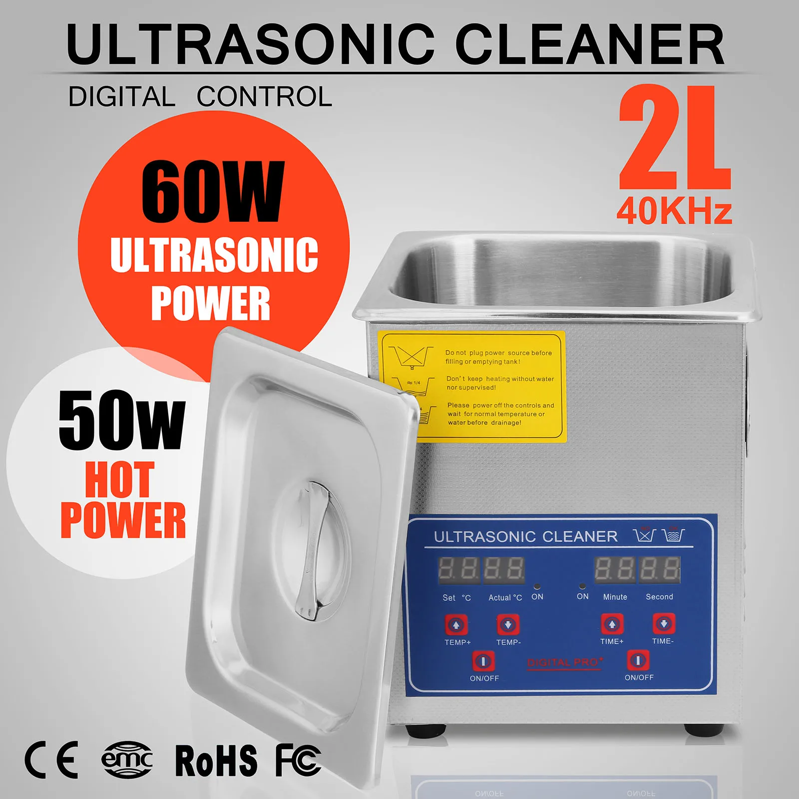 Jewelry cleaner test tube cleaning machine ultrasonic solution