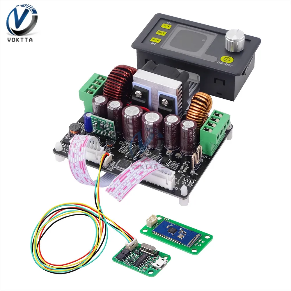 50V DPH5005 Programmable Buck-boost Converter Color Screen Display Adjustable Power Supply With USB And Bluetooth Communication