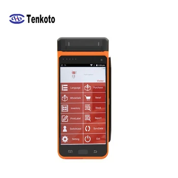 

NFC Contact Chip Reader Magnetic 4G Android 5.1 POS Software APP Store PCI Point Of Sales NFC Contactless RFID 58MM Printer POS
