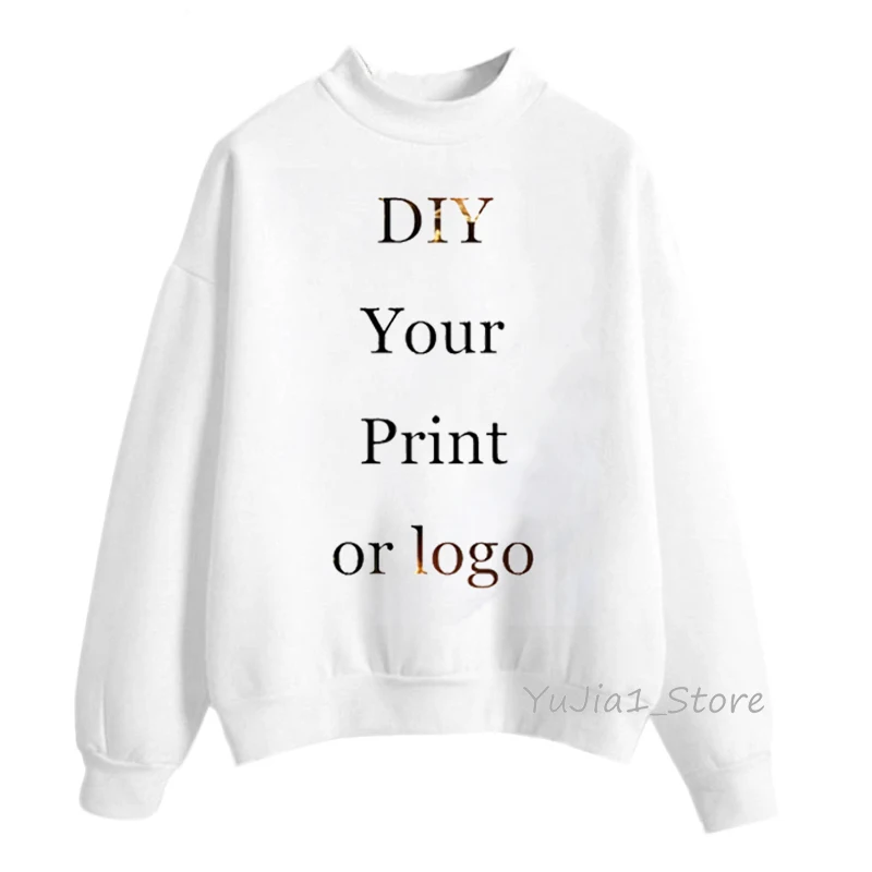 Y666W Sudadera Mujer пользовательские толстовки DIY кофты белого цвета, для девочек-розовый цвет, раздел-толстовки и теплая индивидуальные Толстовка Пуловер персонализированные пот femme - Цвет: Y666W
