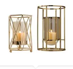 

CREATIVE NORDIC METAL IRON GEOMETRIC GLASS GOLD VASE LIVING ROOM DECORATION FLOWER ARRANGEMENT MODERN HOME DECORATION VASES