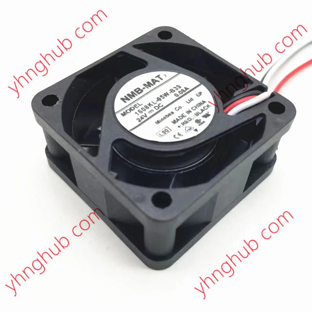

NMB-MAT 1608KL-05W-B39 L00 DC 24V 0.08A 40x40x20 мм вентилятор охлаждения сервера