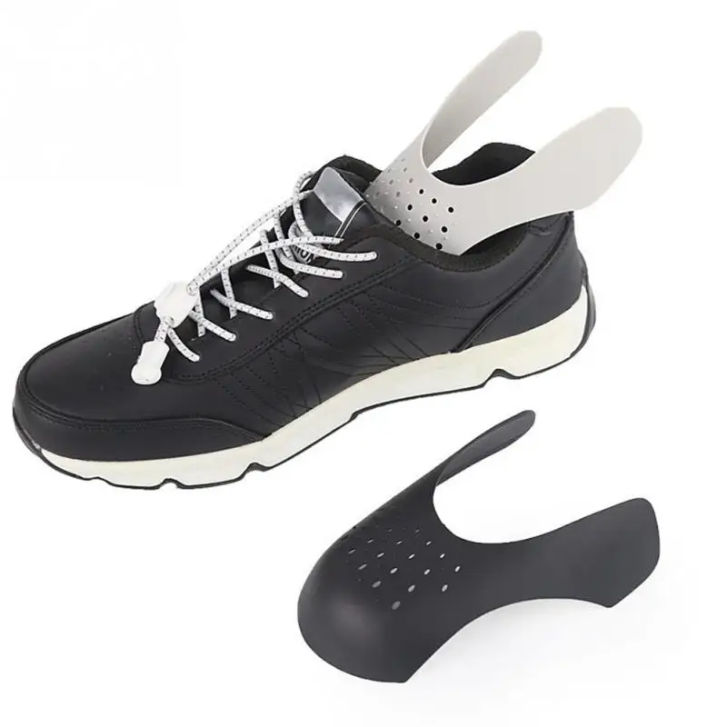 1 пара кроссовок щит для обуви Носилки Поддержка обуви держать моющиеся анти складки формирователь изгиб трещина Универсальный практичный носок кепки