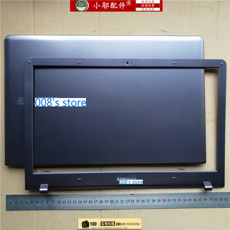 Чехол для samsung NP 510R5E 470R5E NP510R5 задняя крышка/ободок/Упор для рук клавиатура верхняя/Нижняя - Цвет: Cover Bezel Silver