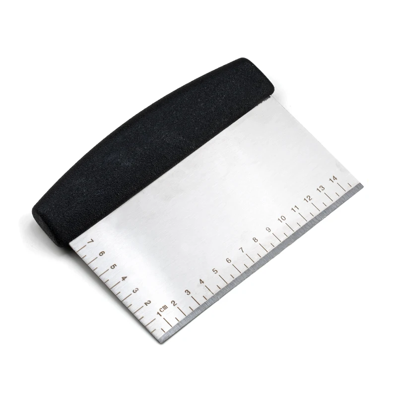 1pcs black Нержавеющая сталь, инструмент для сглаживания торта, регулируемый скребок для торта, гребень для тортов, металлический помадка, лопатка для крема, инструменты для выпечки DIY - Цвет: 1pcs black